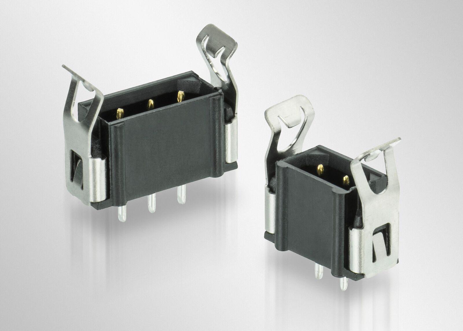 Vibration resistant pin-in-hole connectors offer benefits of reflow soldering process