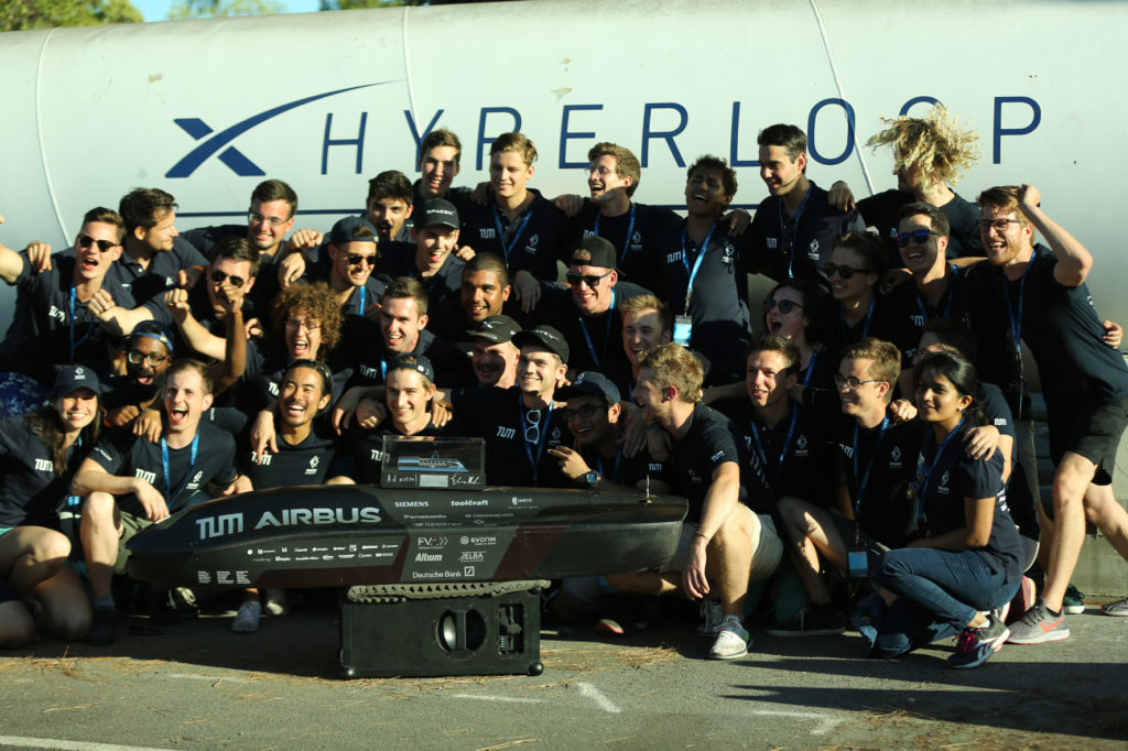 WARR Hyperloop team wins Hyperloop Pod Competition with Panasonic Industry on board