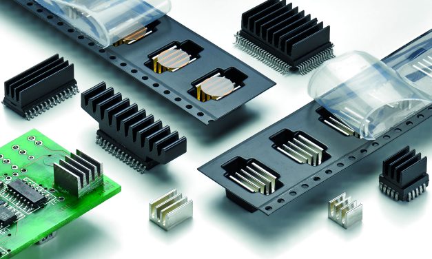 SMD heat sinks from the tape available from Fischer Elektronik