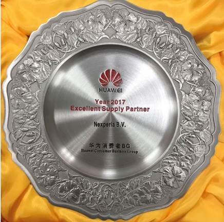 Nexperia wins Huawei’s ‘Excellent Supply Partner Award’