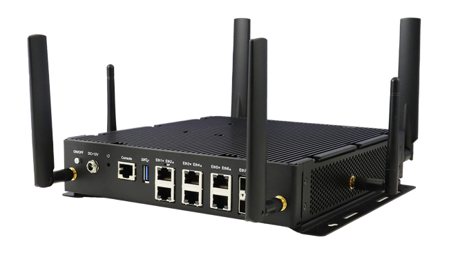 INA1607 fanless uCPE/SD-WAN appliance for reliable and silent operation