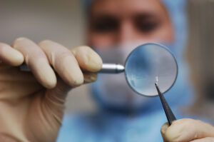 Image with magnifier