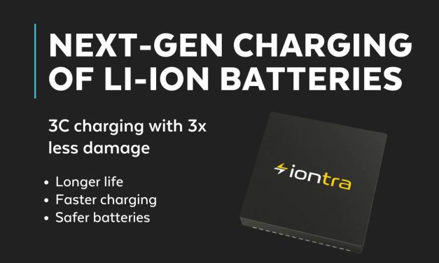 Iontra’s Charge Control Technology: “faster charging, less damage, no compromises”