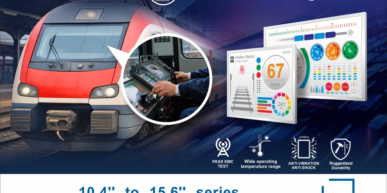 TFT displays provide rugged and reliable operation in demanding railway systems
