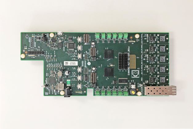 Automotive gigabit Ethernet switch with optical ports