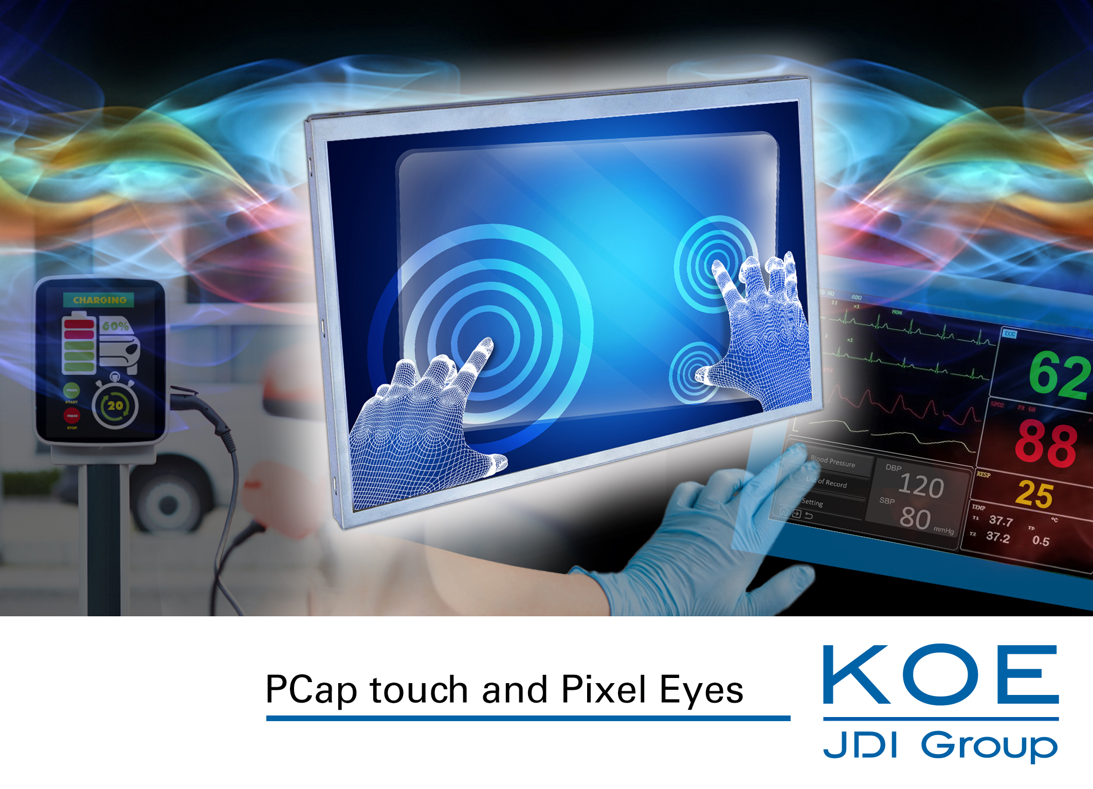 KOE expands line-up of touchscreen display modules