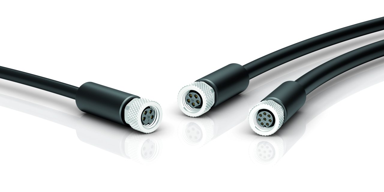 Binder expands M8 portfolio with 360° shielded cable connectors
