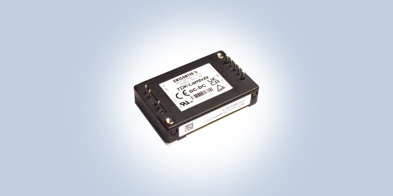 43 to 160Vdc input rail and industrial DC-DC converter series expanded with 50W, 100W, and 150W quarter brick models