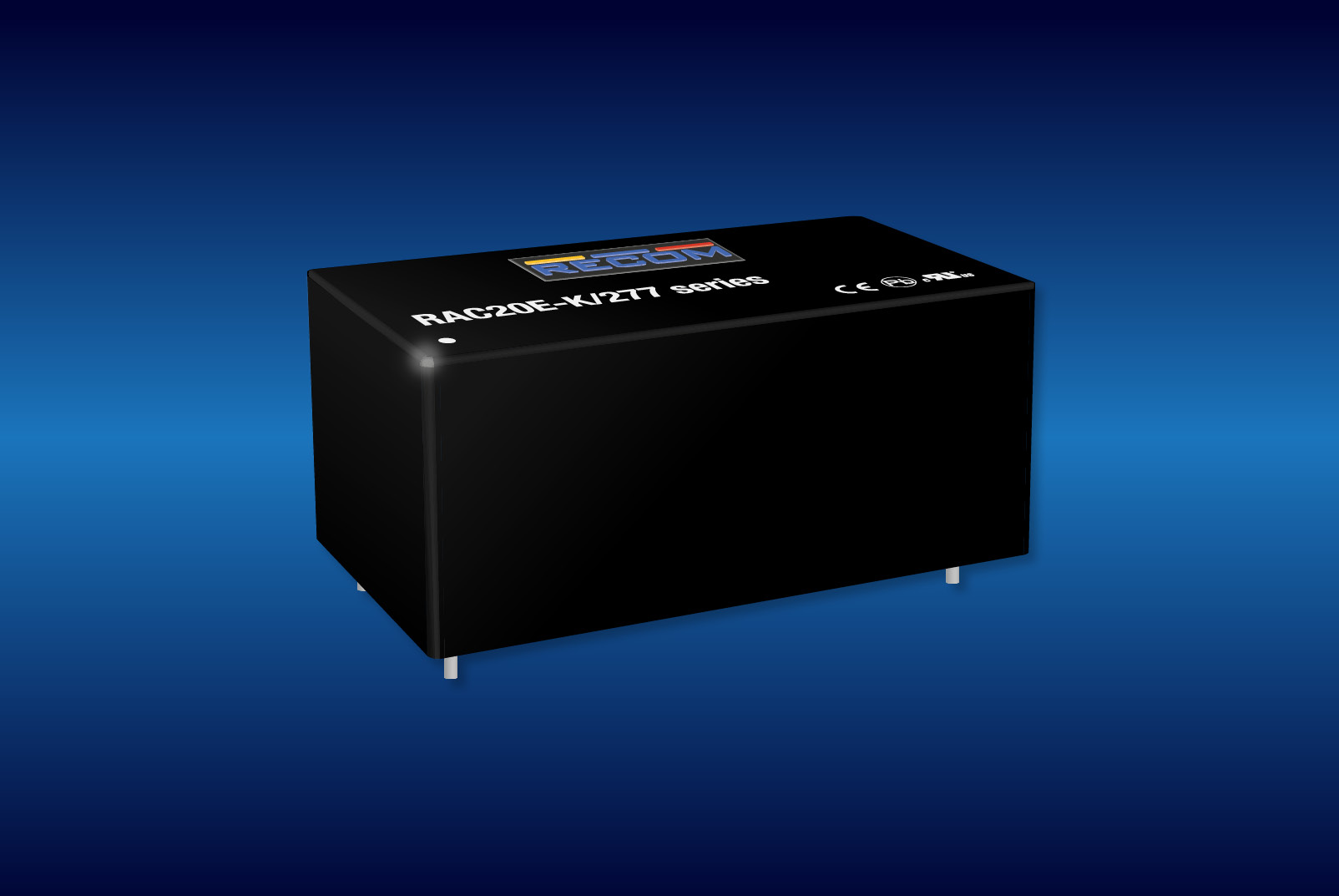 High power density with OVC III: RECOM’s 20 W AC/DC RAC20E-K/277 at Rutronik