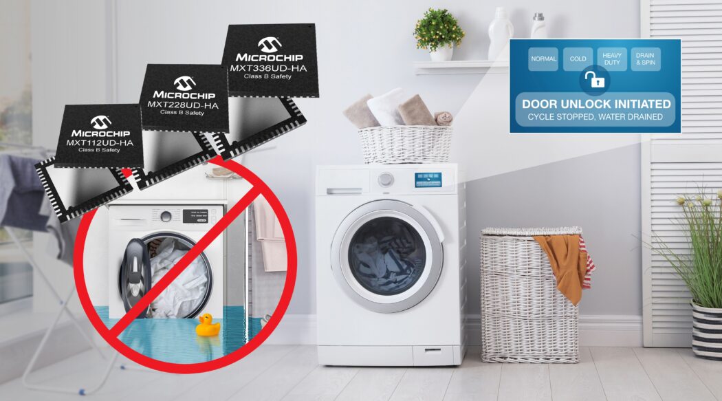 World’s First Safety Certified Capacitive Touchscreen Controller Family for the Home Appliance Market