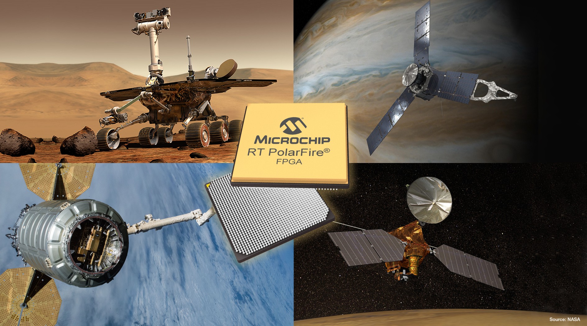 Microchip’s Low-Power Radiation-Tolerant (RT) PolarFire FPGA is on a path to full QML Class V spaceflight qualification