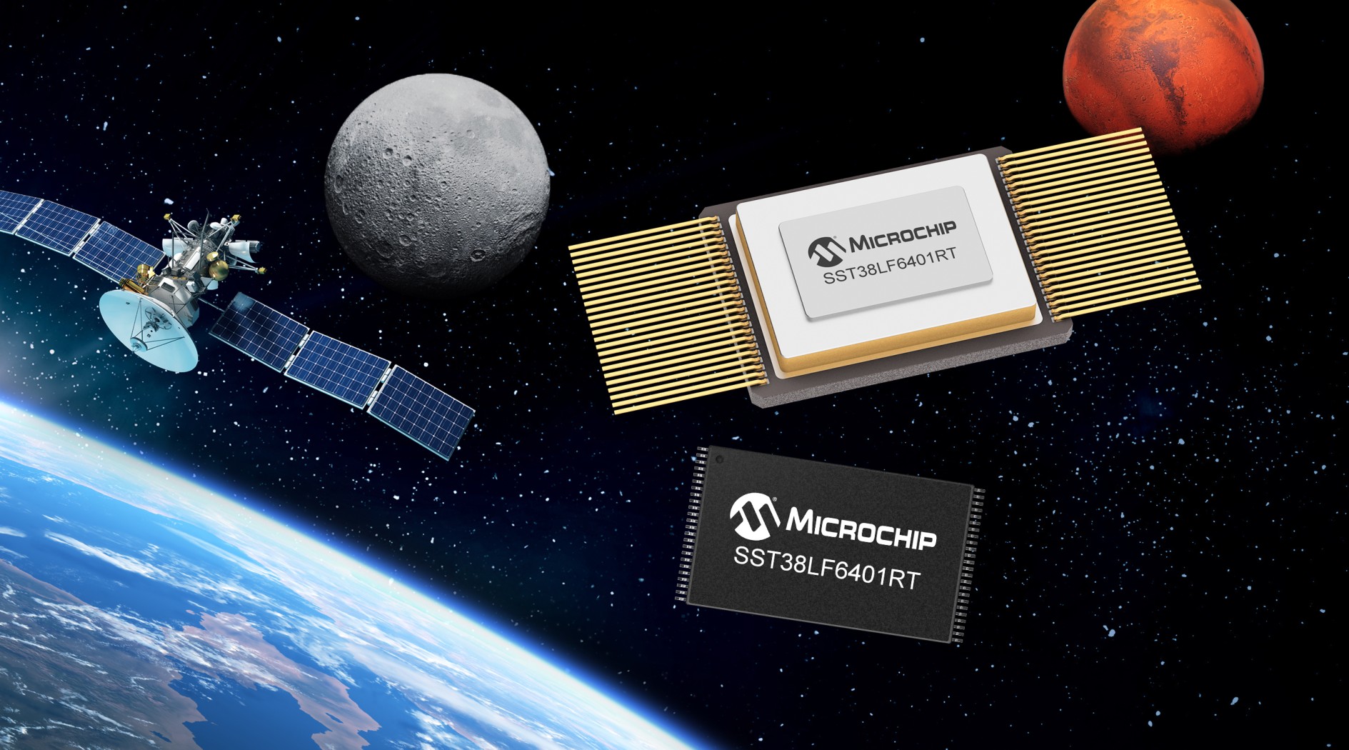 Microchip Adds 64 Mbit Parallel SuperFlash Memory to its Family of Radiation-Tolerant COTS-Based Devices for Space Systems