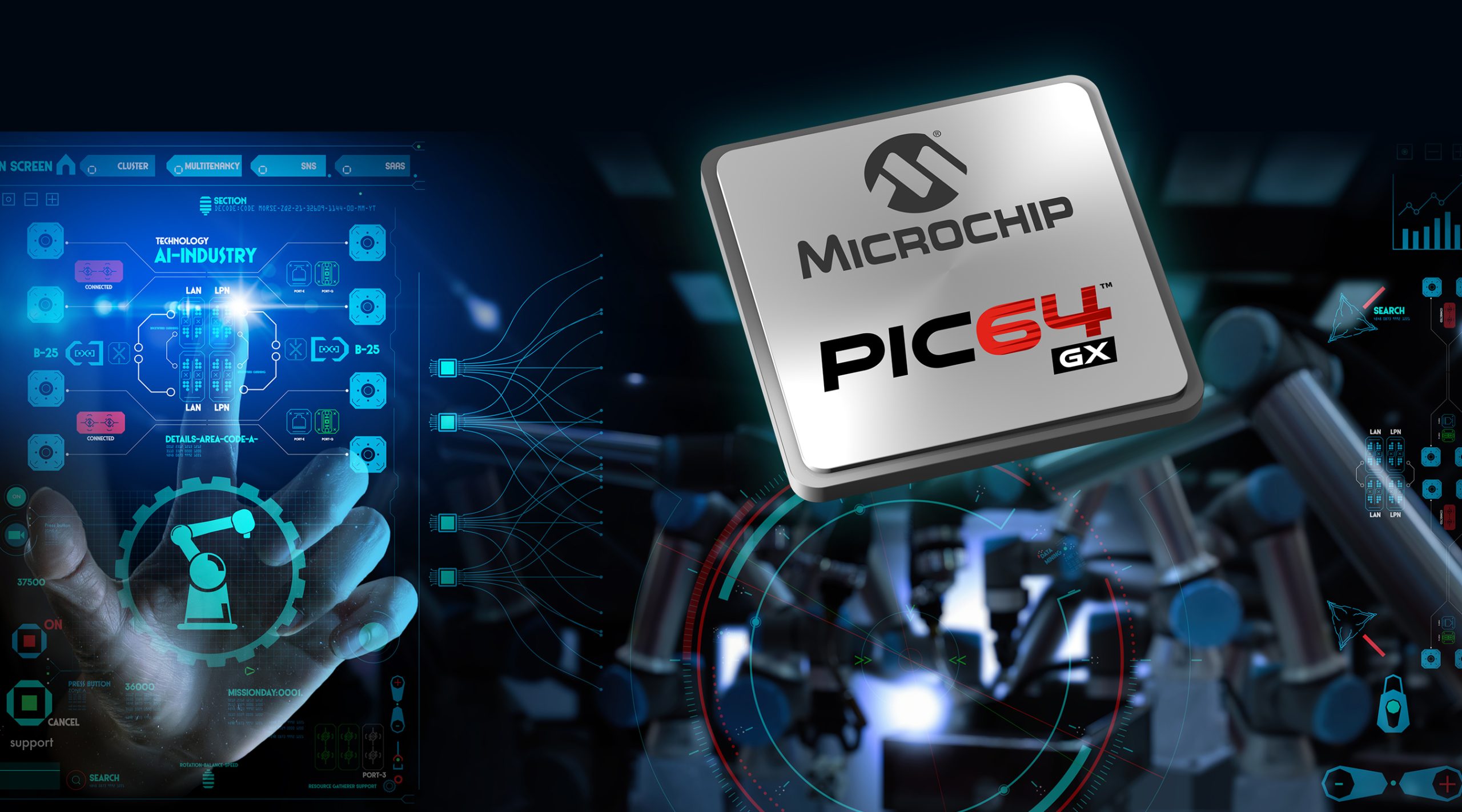 Microchip Technology expands processing portfolio to include multi-core 64-bit microprocessors