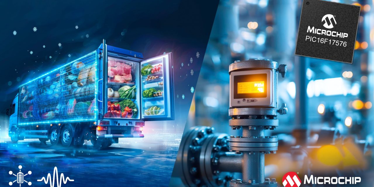 Microchip introduces PIC16F17576 MCU family to simplify analogue sensor design