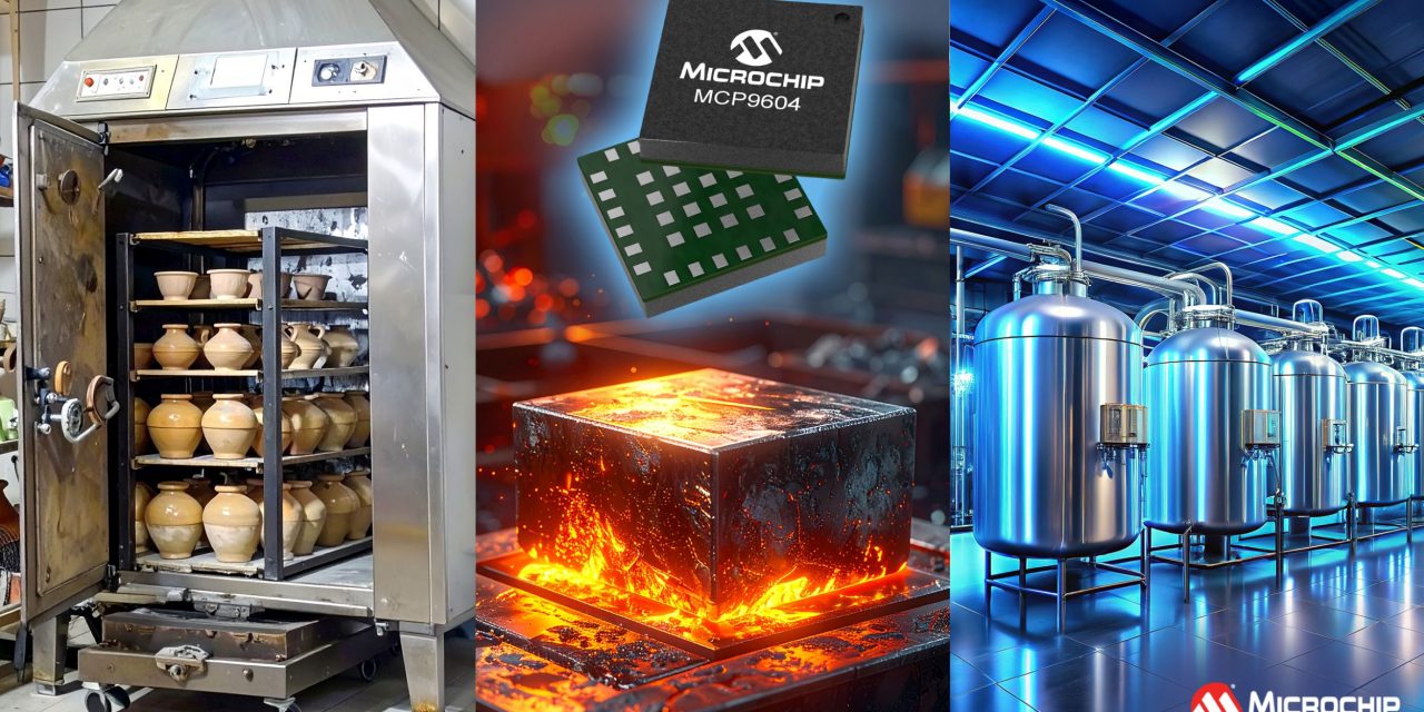 Four-channel thermocouple measurement with integrated conditioning from Microchip now possible with ±1.5°C system accuracy