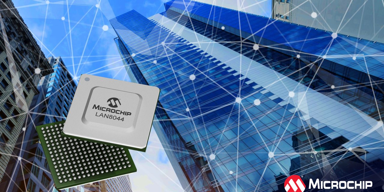 Optical Ethernet PHY transceivers from Microchip Technology deliver precision time protocol and MACsec encryption for long-reach networking