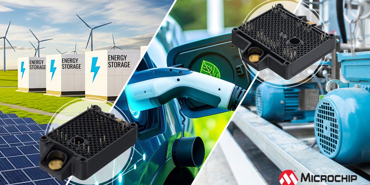 New BZPACK mSiC power modules from Microchip are designed for demanding applications in harsh environments