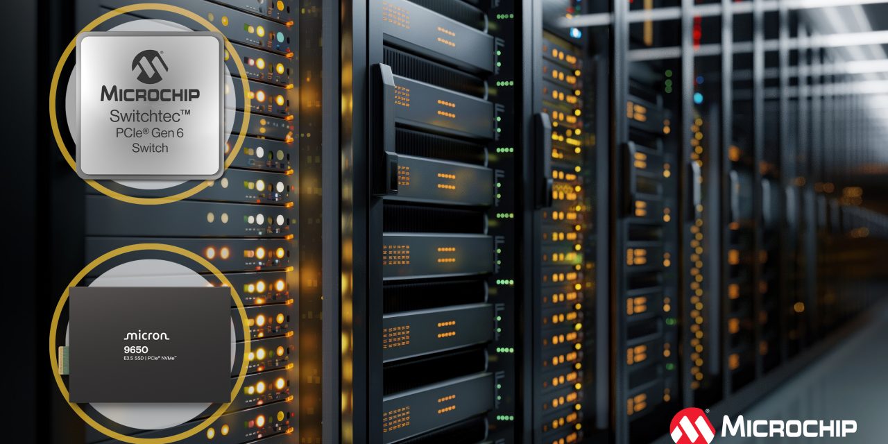 Microchip Technology, in collaboration with Micron Technology, demonstrates high-performance PCIe Gen 6 storage architecture for AI and data centre infrastructure