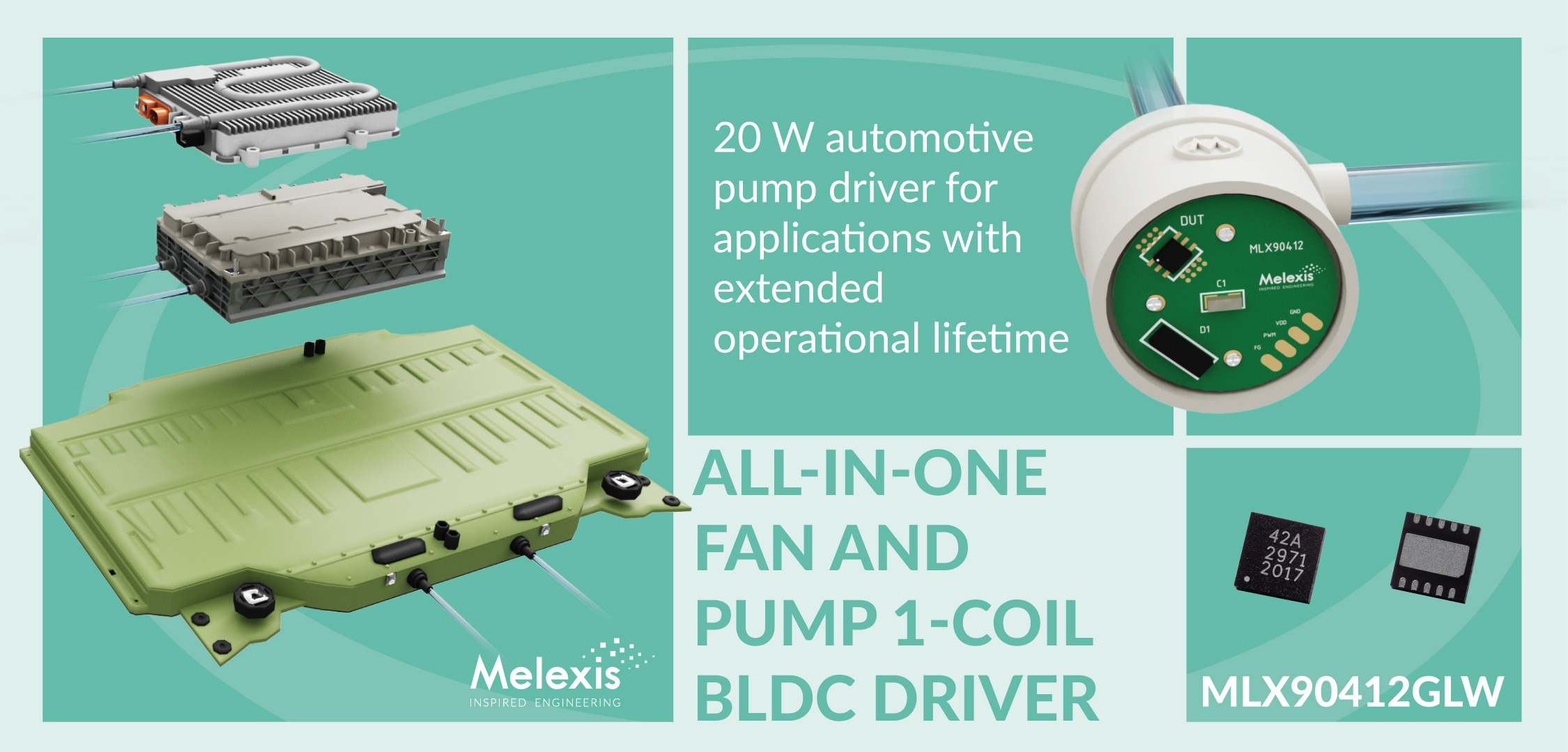 New version of Melexis pump/fan driver ICs pushes lifetime boundaries to next level