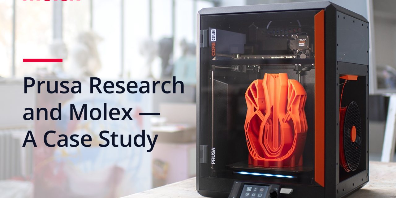 Molex collaborates with Prusa Research to scale rapid growth trajectory for 3D-printing pioneer