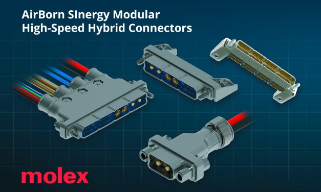 Molex expands AirBorn SInergy modular high-speed hybrid connectors with new high-power modules for all-in-one connectivity