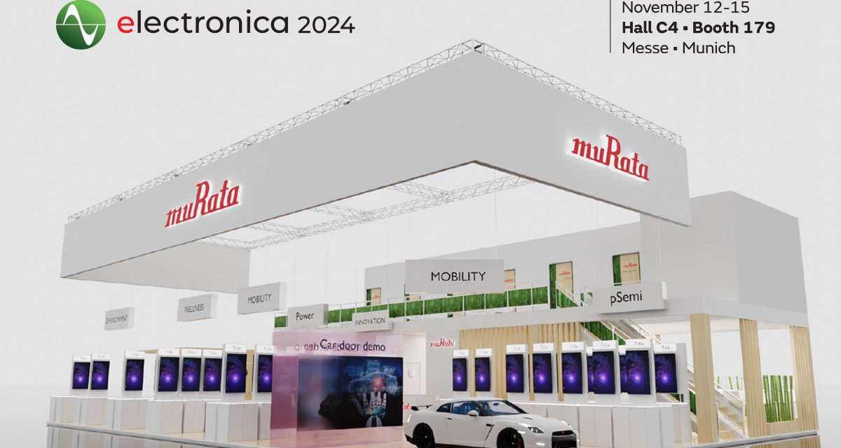 Murata to showcase solutions for mobility, medical and more at its Electronica stand this November