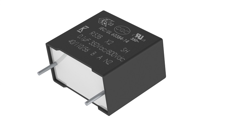 Reliable in harsh environments and at high temperatures: KEMET´s X2 film capacitors of the R53B series at Rutronik