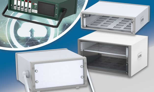 Choice of canting options for METCASE’s INSTRUMET 19″/10.5″ rack enclosures