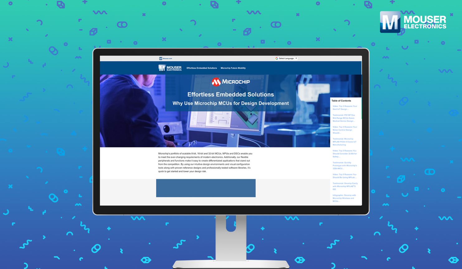 New eBook from Microchip and Mouser highlights flexibility and function of embedded solutions