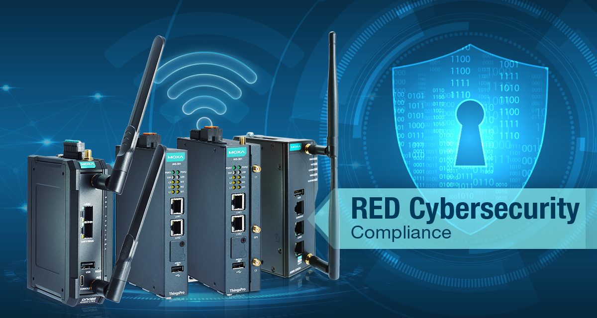 Moxa acquires EN 18031 EU RED cybersecurity certificates for wireless product portfolio