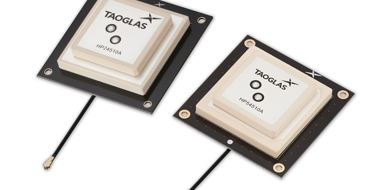 Taoglas unveils multi-band GPS/GNSS antennas for centimetre-level positioning accuracy