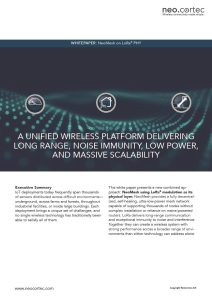 NeoCortec Whitepaper NeoMesh on LoRa® PHY