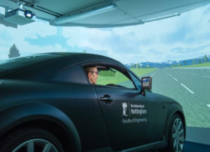 Nottingham Study outside car