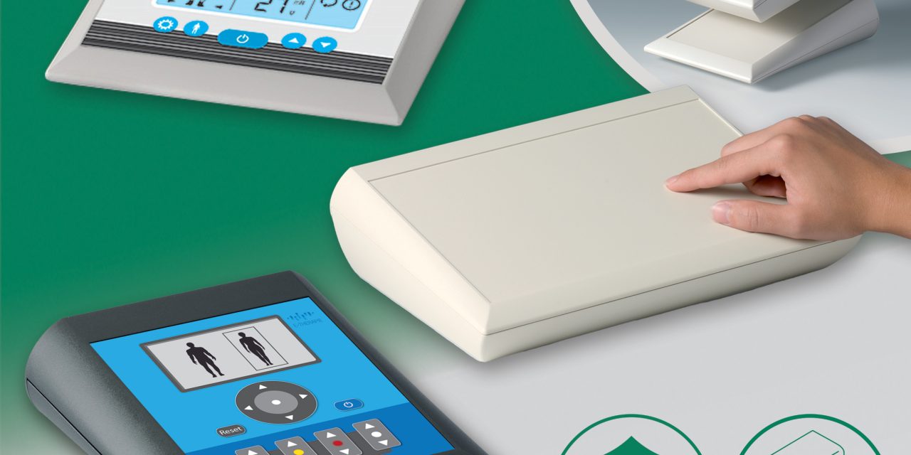 OKW’s COMTEC plastic enclosures for touch screens and displays