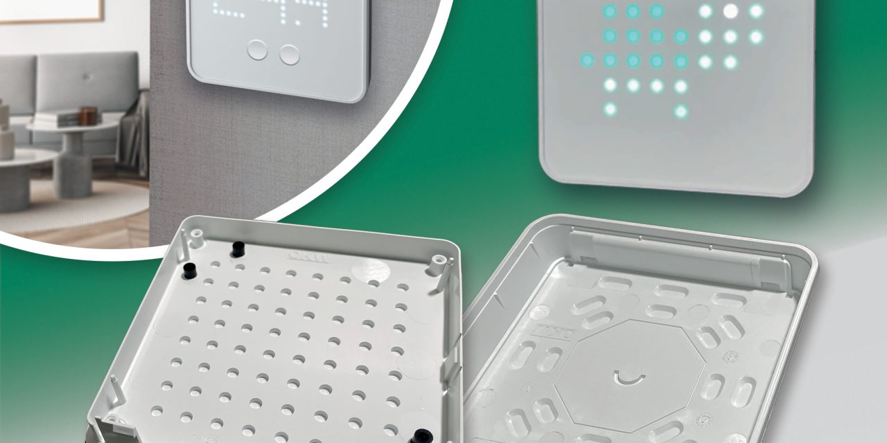 Smart new backlighting option for OKW’s customised plastic enclosures