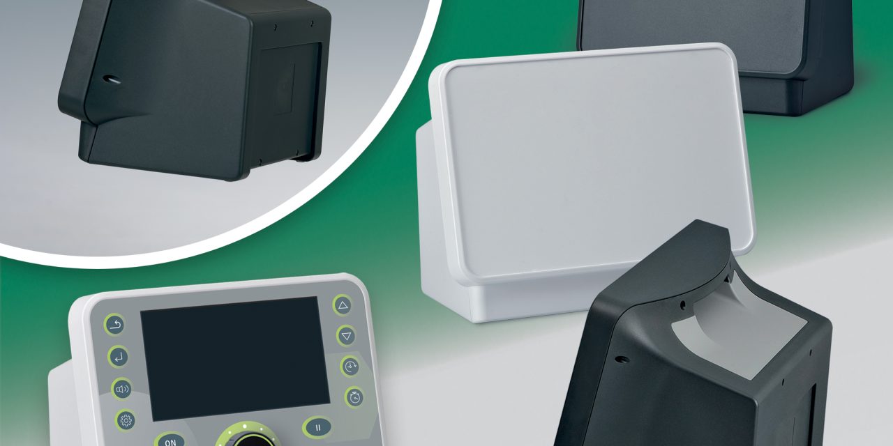 OKW’s smart new COMMUNITEC desktop/portable enclosures for large-format electronics