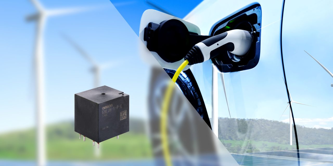 OMRON reveals ultra-compact power relay for  high-voltage battery safety