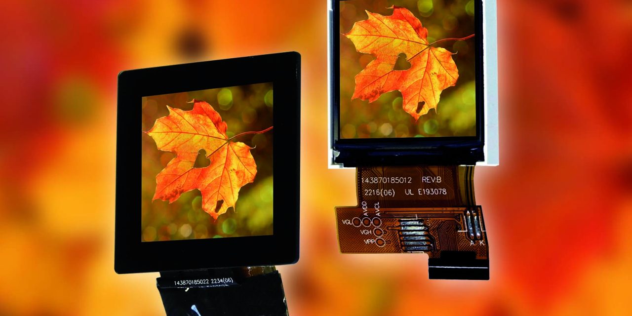 Mini IPS graphic displays for maximum visibility from DISPLAY VISIONS