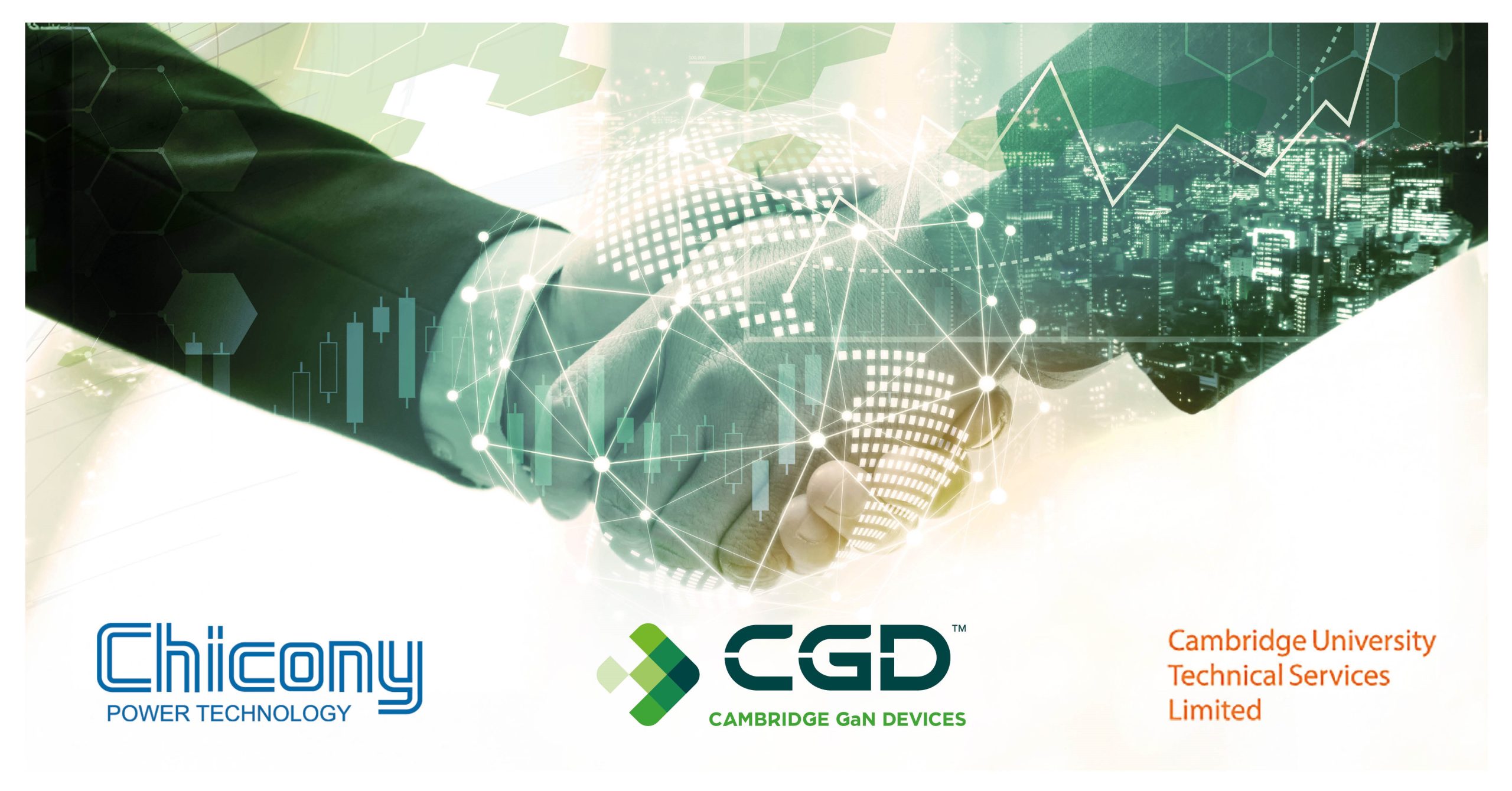 CGD forms GaN ECO-SYSTEM with Chicony power and Cambridge University technical services