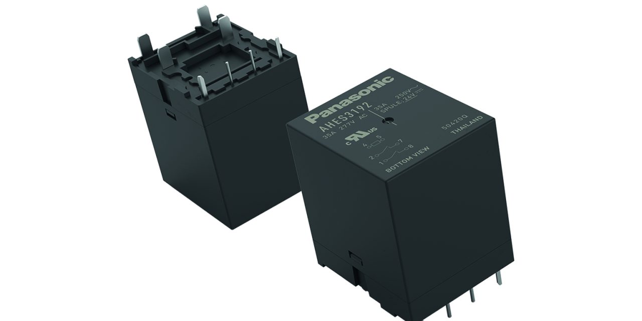 New HE-S SC relay series from Panasonic Industry offers latest IEC 62955 compliance for next-generation single-phase EV charging systems