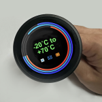 Cost-effective, bright 2.1 inch circular LCD display from Inelco Hunter