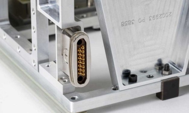 Low-force 15-pin connector pair from Planetary Systems Corporation delivers reliable signal transfer for spaceflight applications