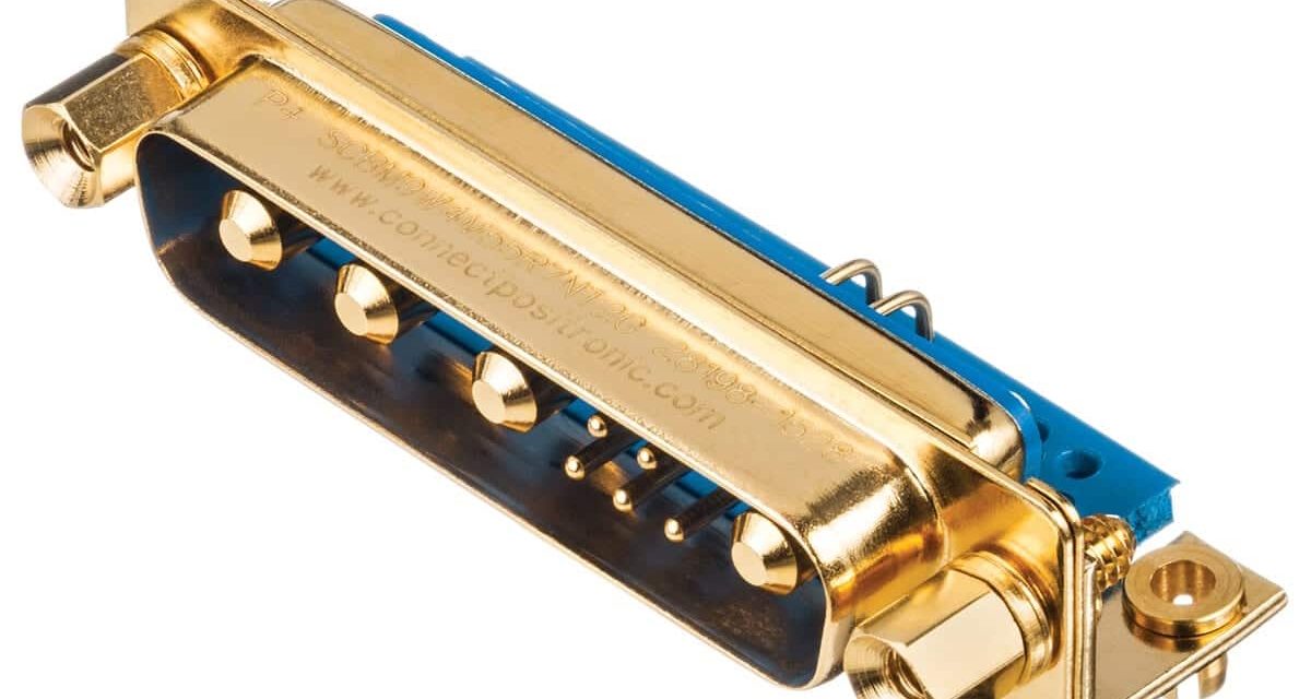SCBM series mixed-density Combo-D connectors for spaceflight and harsh environment applications now available through Powell Electronics