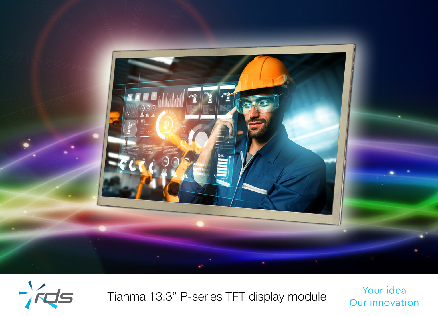 13.3-inch Full HD TFT delivers impressive optical performance