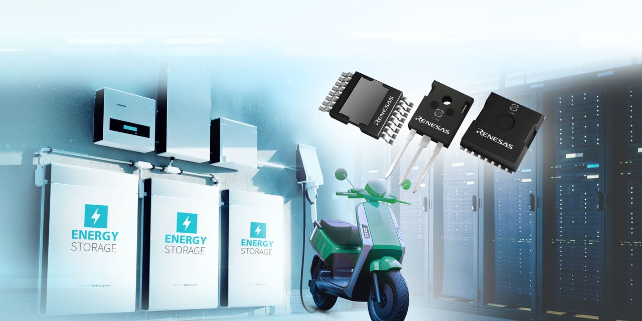 Renesas introduces GaN FETs for high-density power conversion in AI data centres, industrial and charging systems