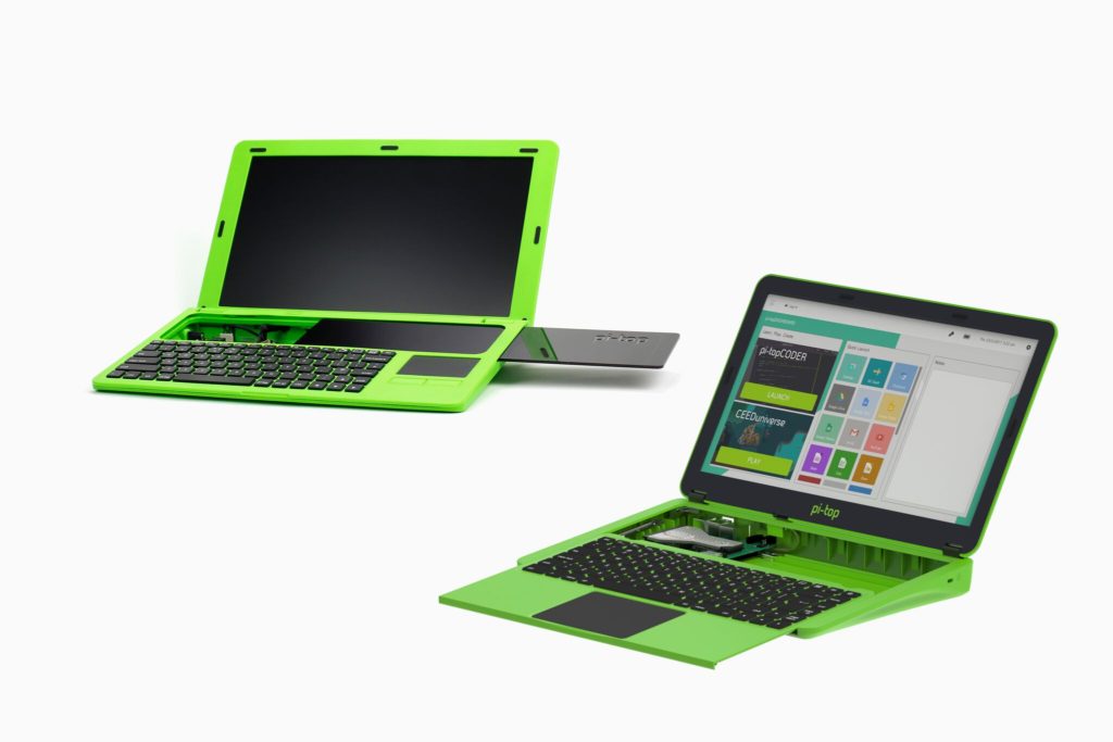 New pi-top modular laptop, launched today, available to order from RS Components