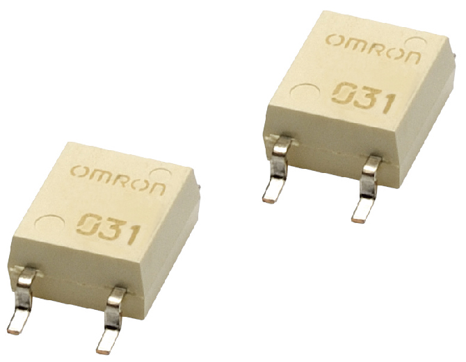 Small low-on-resistance MOSFET relays from Omron