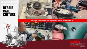 people fixing broken things