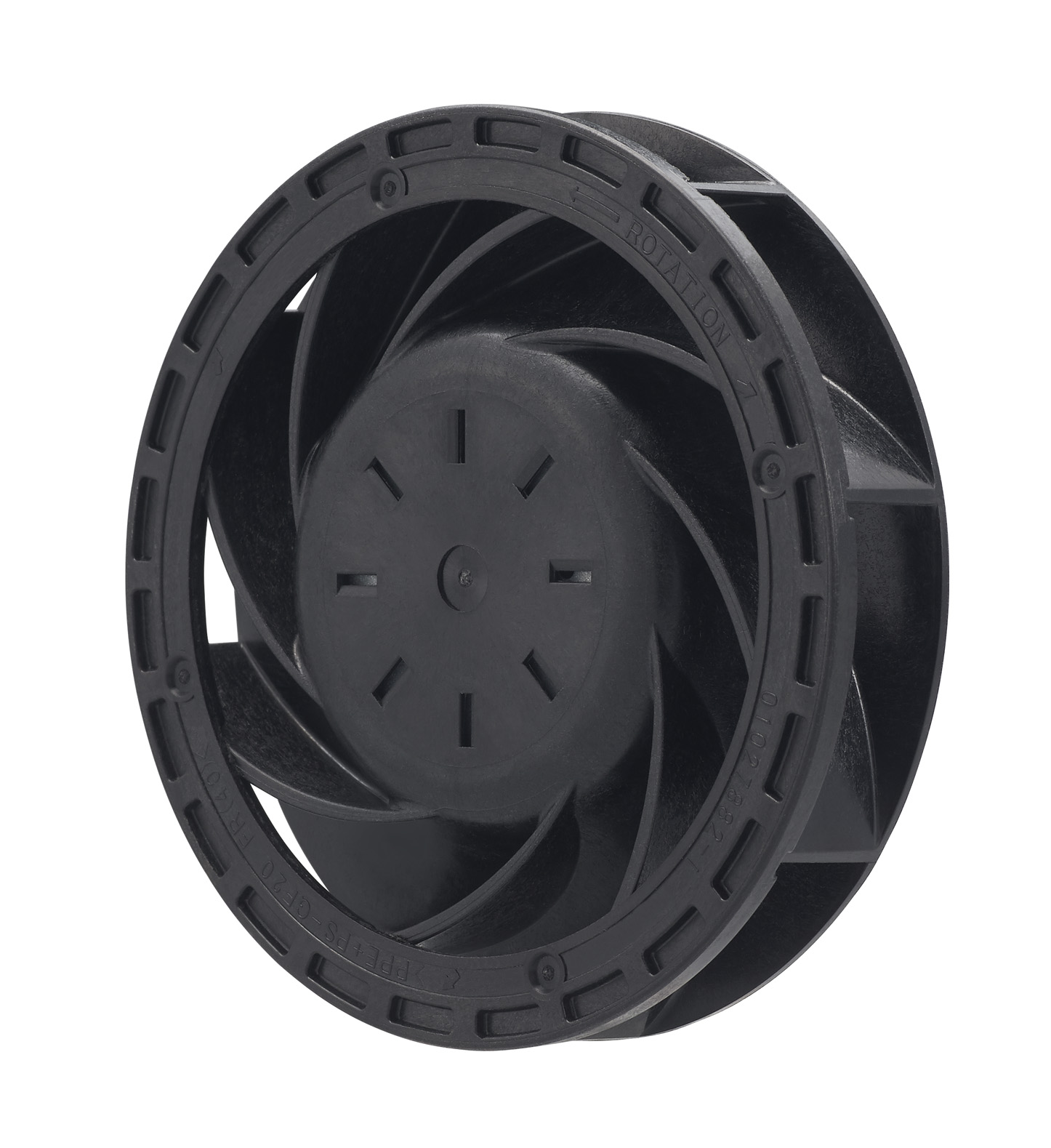 Latest 70mm Ø x 20 mm centrifugal fan delivers up to 39.9 CFM airflow and 560 Pa static pressure