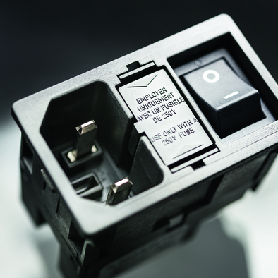 KMF Protection Class II: Compact Power Entry Module for Protection Class II Equipment